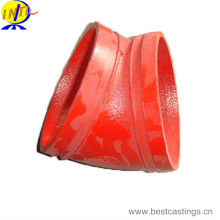 FM UL Aprovado Ductile Iron 45 Degree Grooved Elbow
